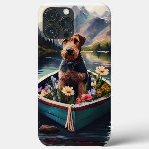 Case-Mate iPhone Case Chien Airedale sur une pagaie : Une aventure panor