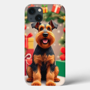 Case-Mate iPhone Case Chien Airedale Terrier joyeux et vibrant