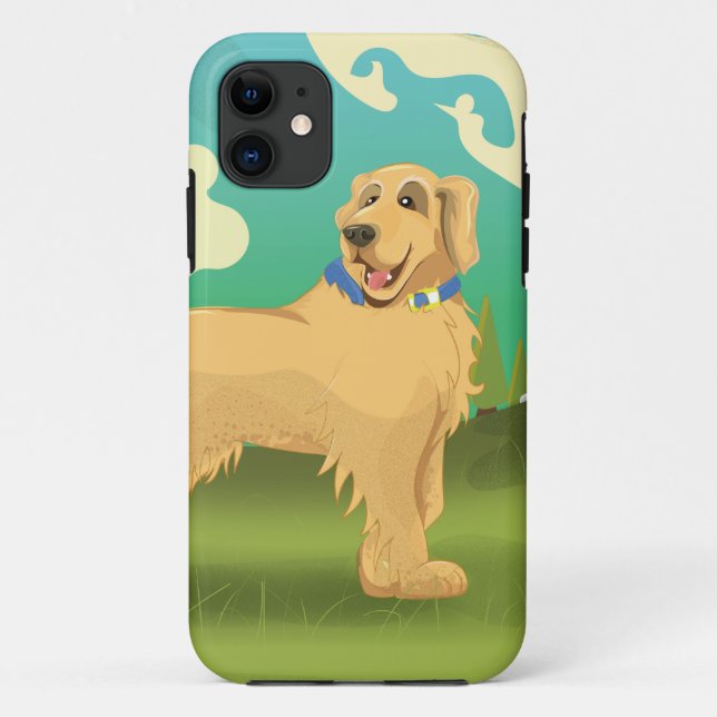 Coques Case-Mate iPhone Chien animal de compagnie dans le parc (Dos)