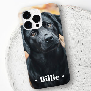 Coque Case-Mate iPhone Chien animal de compagnie nom photo coeur