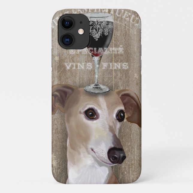 Coques Case-Mate iPhone Chien Au Vin Greyhound (Dos)