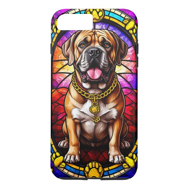 Coques Case-Mate iPhone Chien aux couleurs vives et détails (Dos)
