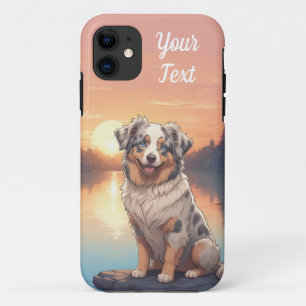 Case-Mate iPhone Case Chien berger australien par lac