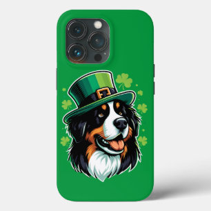 Case-Mate iPhone Case Chien bernois irlandais Leprechaun Casquette Jour