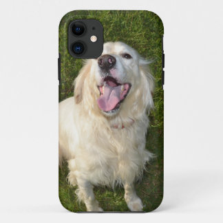 Coque iPhone 11 Chien blanc