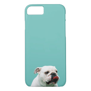 Coques Pour iPhone Chien blanc mignon Bulldog