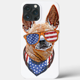 Case-Mate iPhone Case Chien Chihuahua USA Indépendance américaine 4 juil