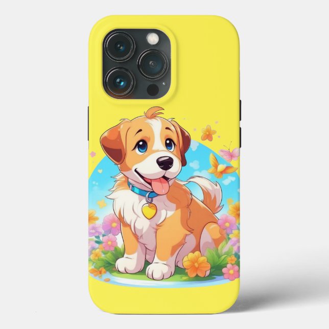 Coques Case-Mate iPhone Chien chiot mignon (Verso)