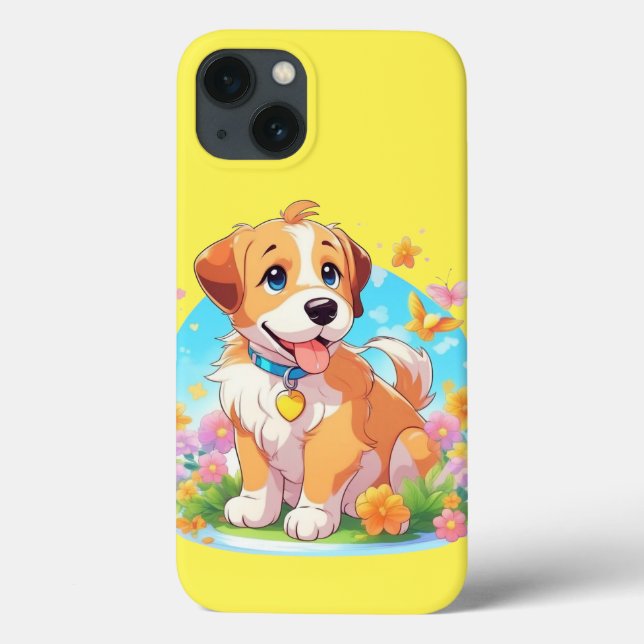 Coques Case-Mate iPhone Chien chiot mignon (Verso)