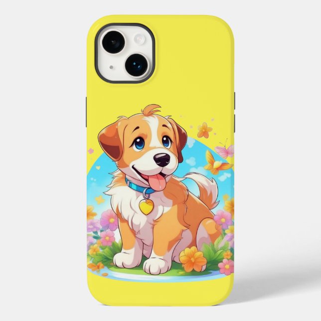 Coques Case-Mate iPhone Chien chiot mignon (Verso)