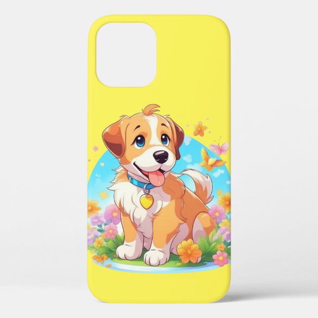 Coques Case-Mate iPhone Chien chiot mignon (Verso)
