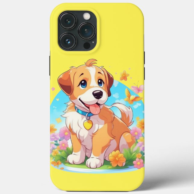 Coques Case-Mate iPhone Chien chiot mignon (Verso)