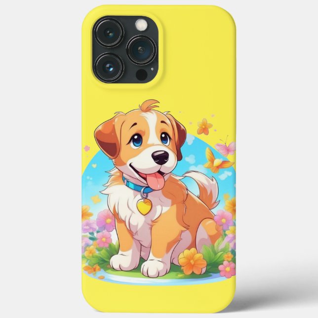 Coques Case-Mate iPhone Chien chiot mignon (Verso)