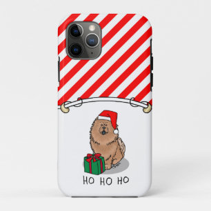 Case-Mate iPhone Case Chien Chow Chow Chow de Noël (cannelle) mignonne