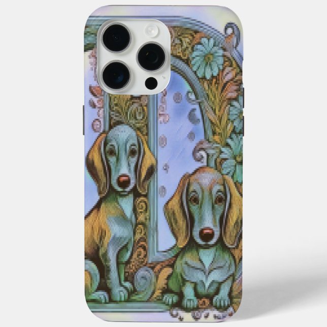Coques Case-Mate iPhone Chien D Alphabet  (Verso)