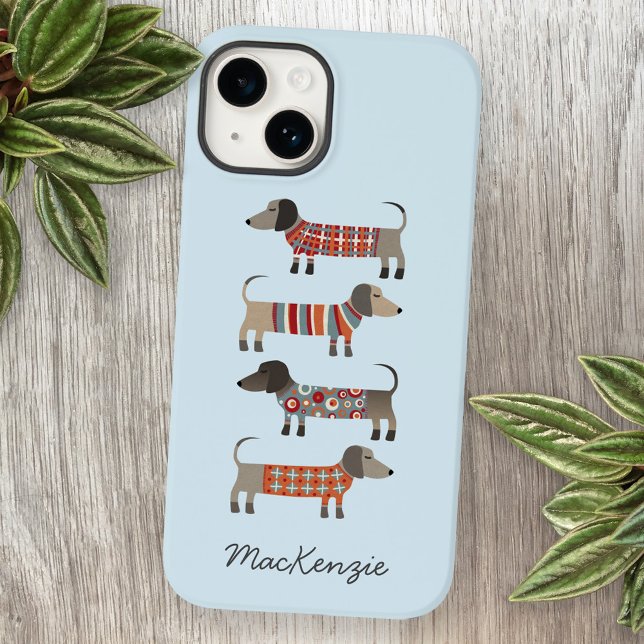 Coques Case-Mate iPhone Chien Dachshund Personnalisé (Créateur téléchargé)