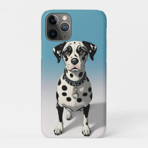 Case-Mate iPhone Case Chien dalmate avec des taches noires et collier