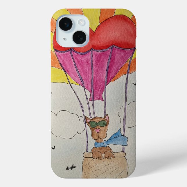 Coques Case-Mate iPhone Chien dans un ballon (Verso)