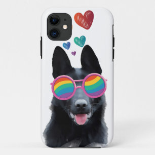 Case-Mate iPhone Case Chien de berger allemand avec la Saint-Valentin co