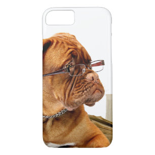 Coque iPhone 7 Chien de Bordeaux en verres