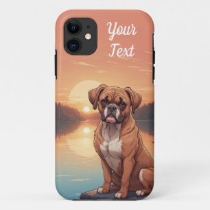 Case-Mate iPhone Case Chien de boxe par lac