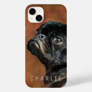 Coque Case-Mate iPhone Chien de Carlin noir
