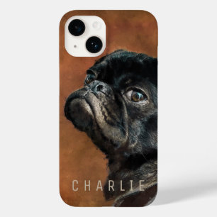 Coque Case-Mate iPhone Chien de Carlin noir