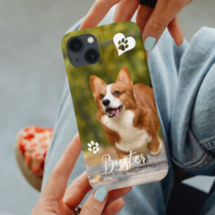 Coque Case-Mate iPhone Chien de chien chat Personnalisé Modèle photo Paw