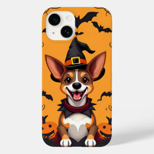 Coque Case-Mate iPhone Chien de dessin animé adorable déguisé en sorcière