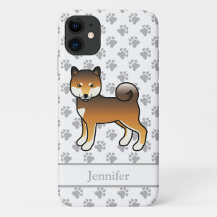 Case-Mate iPhone Case Chien de dessin animé mignon Shiba Inu au sésame r