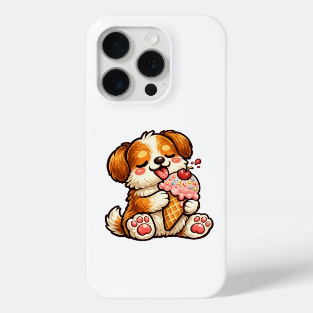 Coques Case-Mate iPhone Chien de glace cool (Verso)