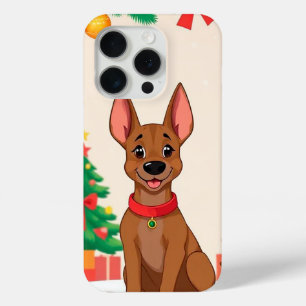 Coque Case-Mate iPhone 🎅 Chien de Noël cosy ✨ Chien de Santa mignon Vaca