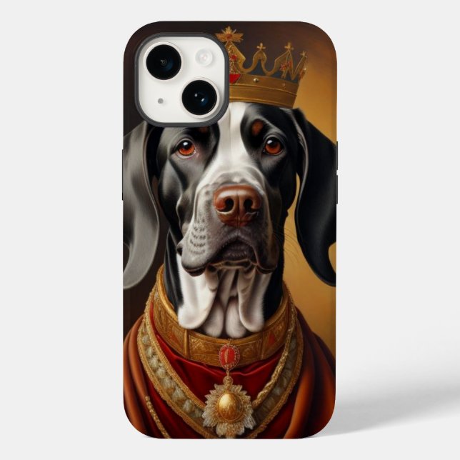 Coques Case-Mate iPhone Chien de pointre brun allemand (Verso)