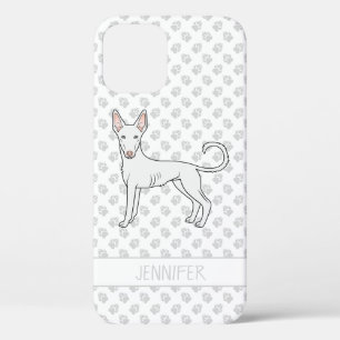 Case-Mate iPhone Case Chien de race Ibizan Hound à poil lisse blanc & no