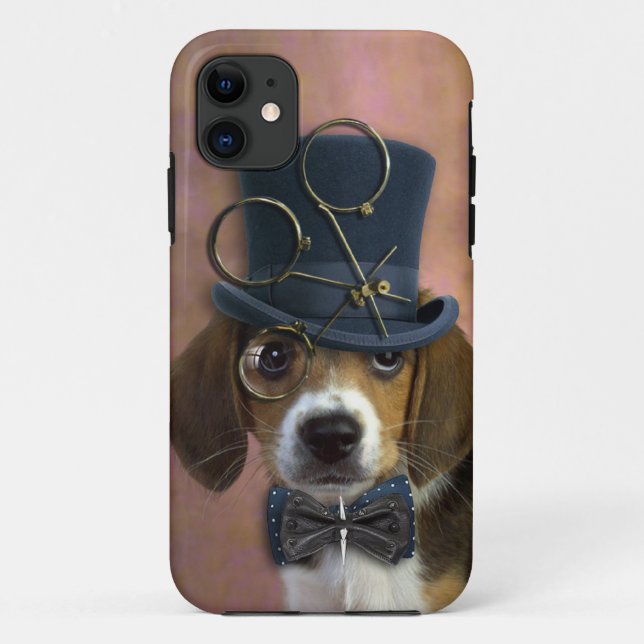 Coques Case-Mate iPhone Chien de Steampunk (Dos)