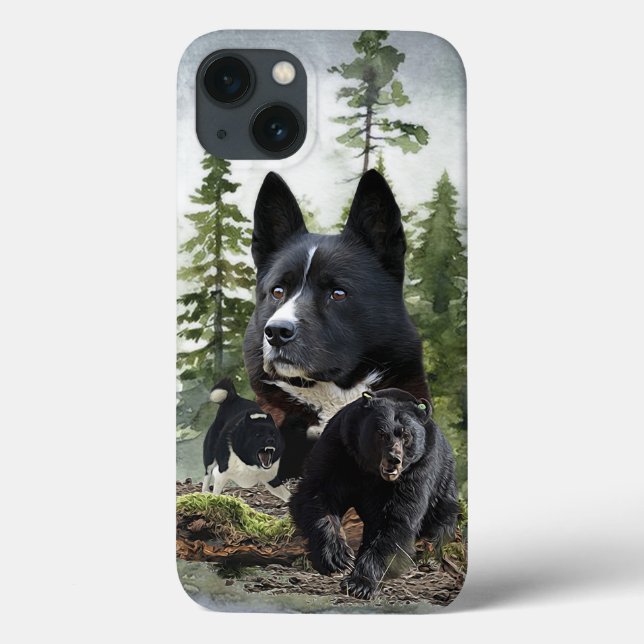 Coques Case-Mate iPhone Chien d'ours karélien (Verso)