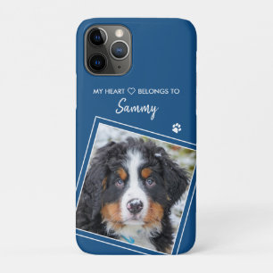Case-Mate iPhone Case Chien élégant moderne Citation bleu Animaux de com
