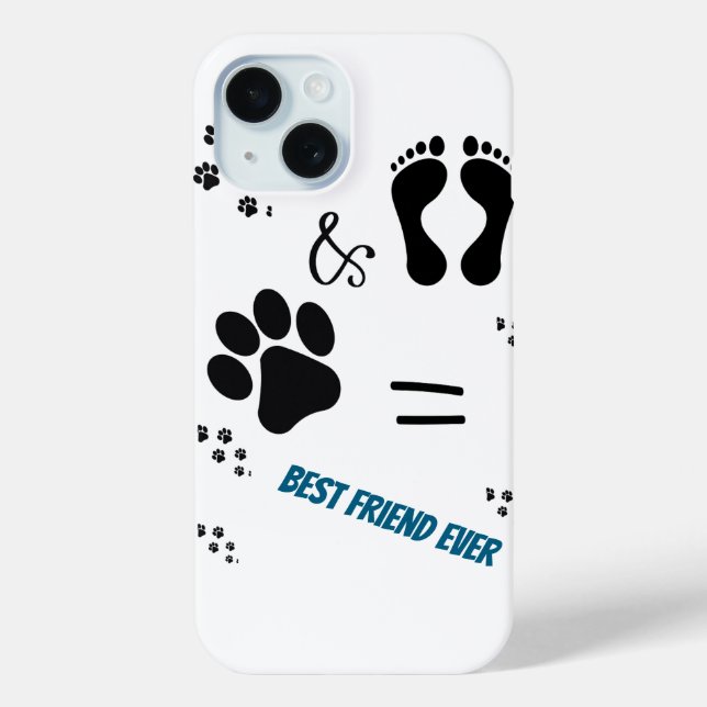 Coques Case-Mate iPhone Chien Empreinte de patte - Animaux de compagnie et (Verso)