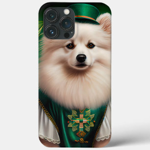 Case-Mate iPhone Case Chien esquimau américain en tenue de la Saint-Patr