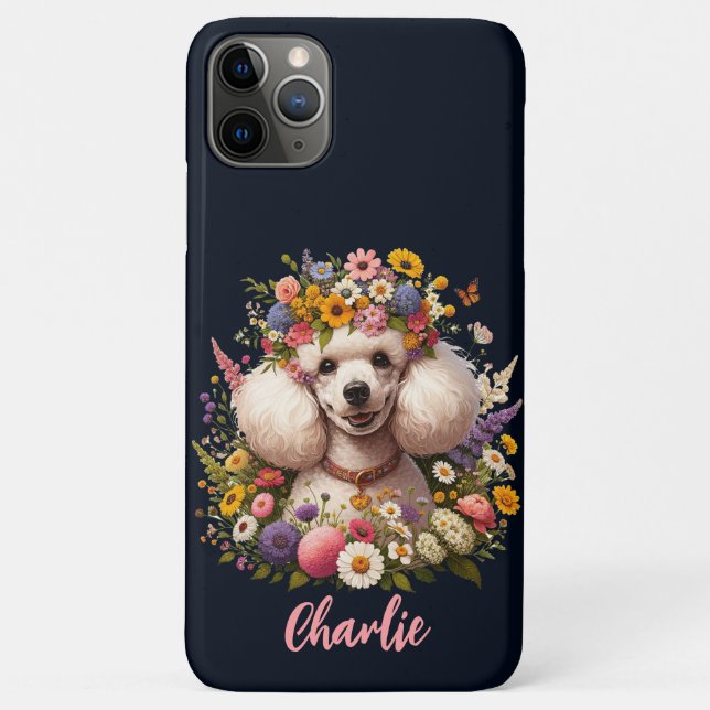 Coques Case-Mate iPhone Chien Et Fleur sauvage Thème Amoureux des animaux  (Dos)