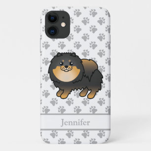 Case-Mate iPhone Case Chien et nom de caricature mignon de Poméranie Noi