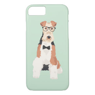 Case-Mate iPhone Case Chien frais de fil de Fox Terrier de hippie pour