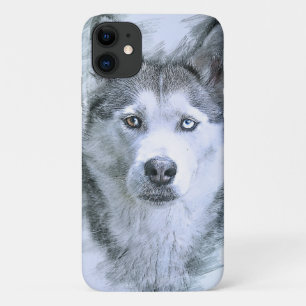 Case-Mate iPhone Case Chien Husky Sibérien Dessin Chien de Traîneau