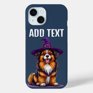Coque Case-Mate iPhone Chien joyeux portant un chapeau de sorcière