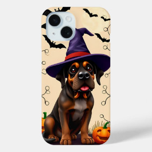 Coque Case-Mate iPhone Chien mignon avec chapeau de sorcière