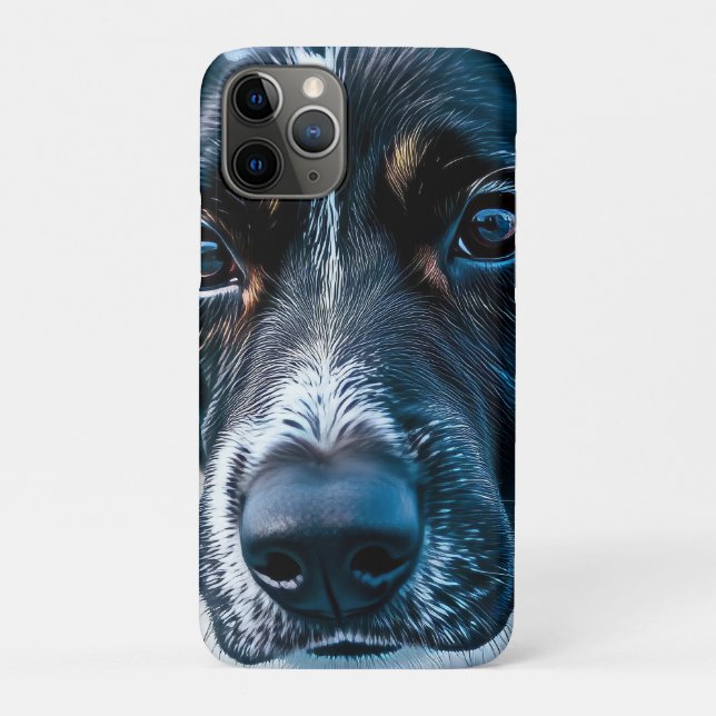 Coques Case-Mate iPhone Chien Mignon Qui Regarde Autour (Dos)