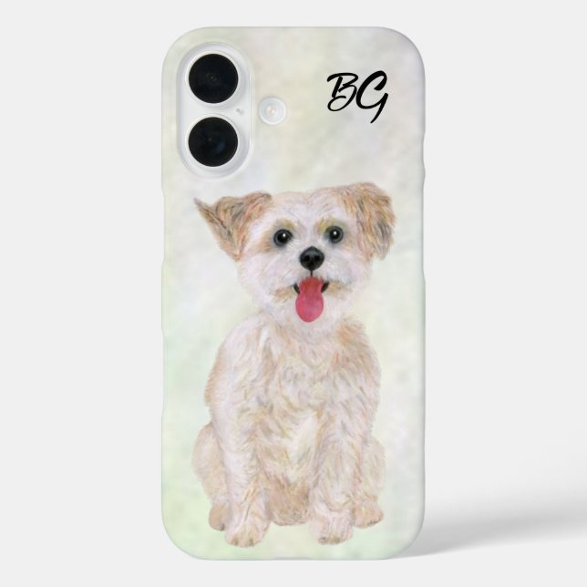 Coques Case-Mate iPhone Chien Morkie (Verso)