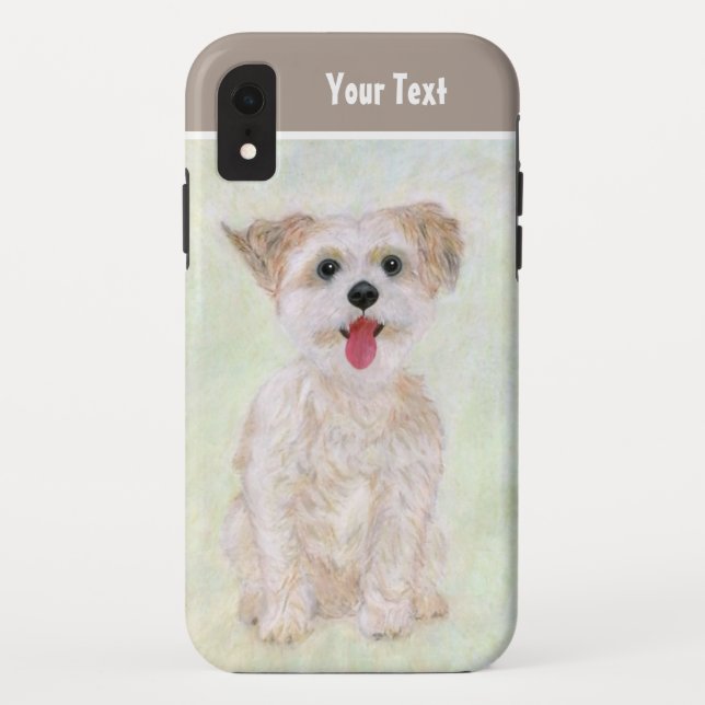 Coques Case-Mate iPhone Chien Morkie (Dos)