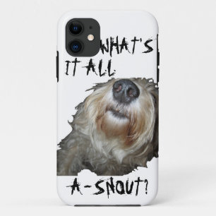 Etui iPhone Case-Mate Chien "QU'EST-CE QUE C'EST QUE DE LA NEIGE ?" iPho