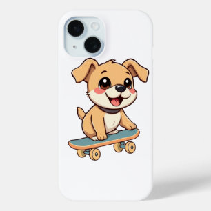 Coque Case-Mate iPhone Chien qui fait du skateboard 🛹 T-Shirt de dessin